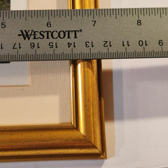 Vtg Claude Monet The Boat at Giverny Terrace at St Adresse Art Print Framed SET - Picture 8 of 9